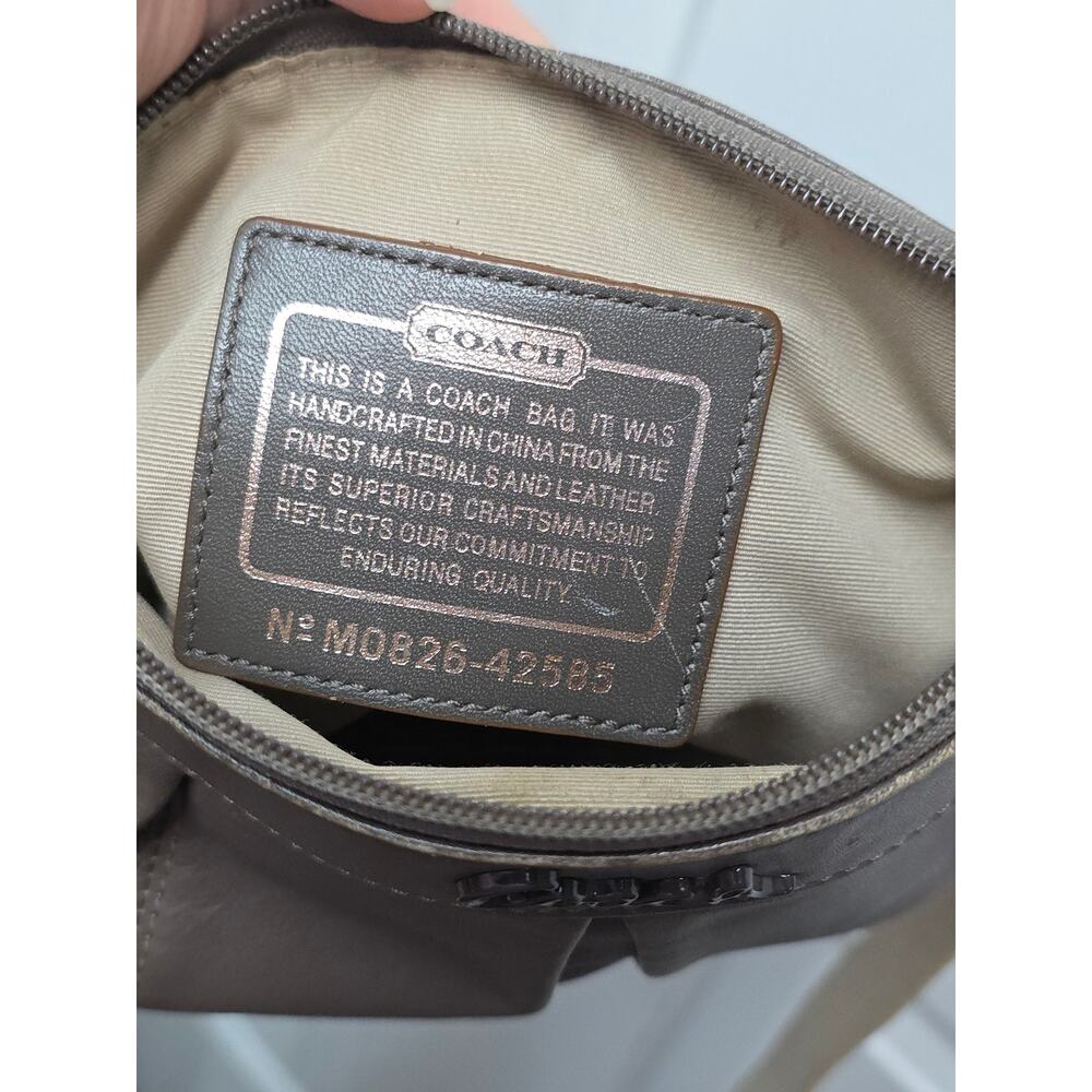 Coach Swing back Brown Leather Crossbody Bag M0826-42585 - Picture 5 of 7